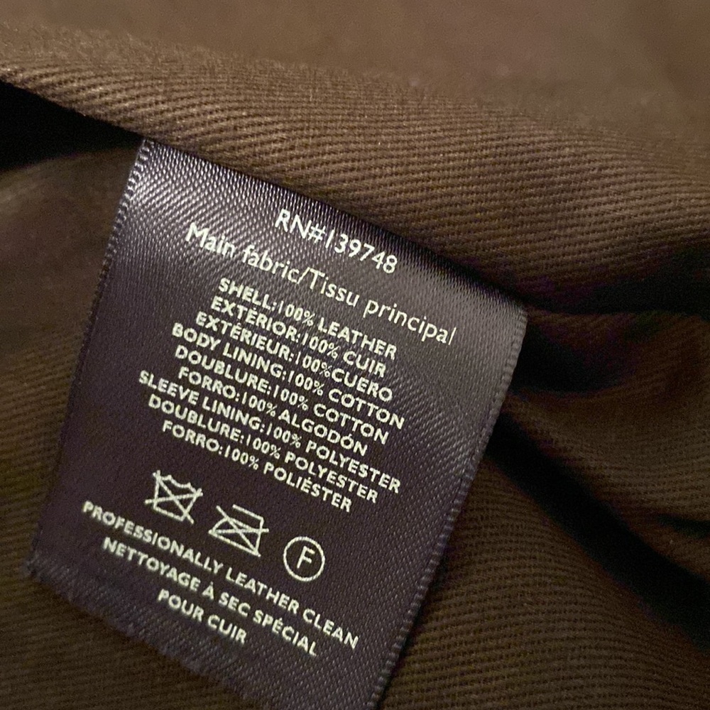 SLATE & STONE: LEATHER JACKET - Picture 3 of 5
